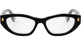 Fendi Roma Black Cat Eye Eyeglasses