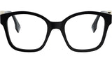 FF Diamonds Black Square Eyeglasses