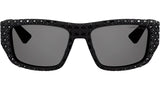 Dior3D S3I Black / Swarovski Crystals Squared Sunglasses