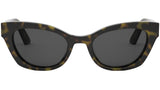 DiorMidnight B2I Havana Cat Eye Sunglasses