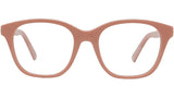 30MontaigneMiniO SI Pink Squared Eyeglasses