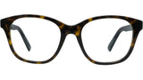 30MontaigneMiniO SI Havana Squared Eyeglasses