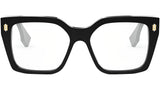 Fendi Roma Black Square Eyeglasses