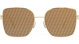 Baguette Black Square Sunglasses