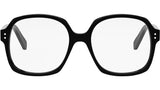 Thin Black Geometric Eyeglasses