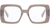Triomphe Brown Square Eyeglasses