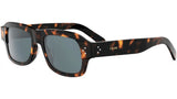 CELINE 3 Dots HD Tortoise Rectangular Sunglasses