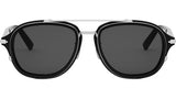 DiorBlackSuit A4U Shiny Black Pilot Sunglasses