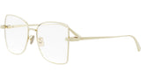 CDiorO B1F Light Gold Butterfly Eyeglasses