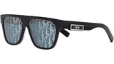 DiorB23 S3I Black Geometric Sunglasses