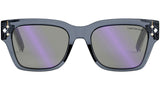 CD Diamond S2I Blue Geometric Sunglasses