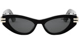 CDior B1U Black Cat Eye Sunglasses