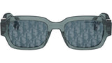 Dior Oblique S2I Shiny Blue Geometric Sunglasses