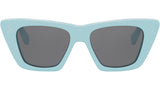 3 Dots Blue Cat Eye Sunglasses