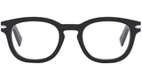 DiorBlackSuitO R4I Black Round Eyeglasses
