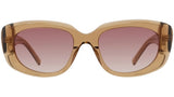 GV Day Brown Geometric Sunglasses