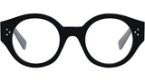 CELINE 3 Dots Black Round Eyeglasses
