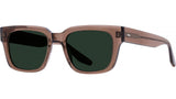 Zander Brown Square Sunglasses