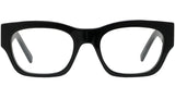 4G Black Square Eyeglasses
