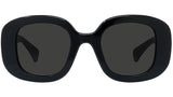 1970 Black Oval Sunglasses