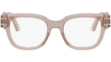 DiorSignatureO S6I Shiny Pink Squared Eyeglasses