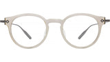 Eugene Brown Round Eyeglasses