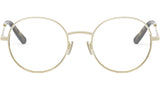 Mini CD O R6F Yellow Round Eyeglasses