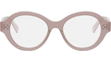 3 Dots HD Pink Geometric Eyeglasses