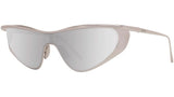 Signature Silver Geometric Sunglasses