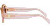 Triomphe Pink Oval Sunglasses