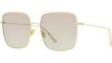 DiorStellaire SU Yellow Geometric Sunglasses