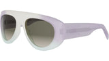 Triomphe Stamp Violet Pilot Sunglasses