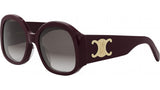 Maxi Triomphe Brown Round Sunglasses