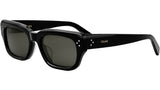 CELINE 3 Dots Black Rectangular Sunglasses