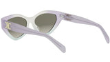 Triomphe Purple Cat Eye Sunglasses