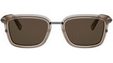 DiorBlackSuit 18U Brown Square Sunglasses