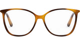 Mini CD O S6I Havana Geometric Eyeglasses