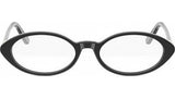 Mini CD O R8I Black Oval Eyeglasses