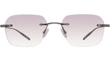 Louie Silver Square Sunglasses