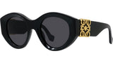 Anagram Black Round Sunglasses