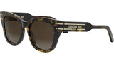 DiorSignature B4I Shiny Havana Butterfly Sunglasses