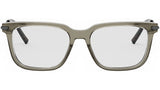 DiorBlackSuitO 12I Shiny Brown Squared Eyeglasses