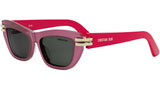CDior B2U Shiny Pink Butterfly Sunglasses