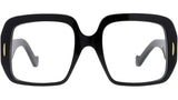 Anagram Black Geometric Eyeglasses