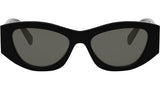 Triomphe Black Geometric Sunglasses