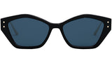 MissDior S1U Black Geometric Sunglasses