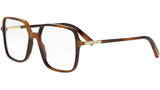 Mini CD O S2I Shiny Havana Geometric Eyeglasses