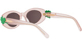 Dior Clover B1I Pink Oval Sunglasses