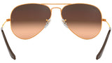 Aviator Gradient RB3025 9001A5 Light Brown