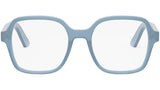DiorMidnightO S1I Shiny Blue Geometric Eyeglasses
